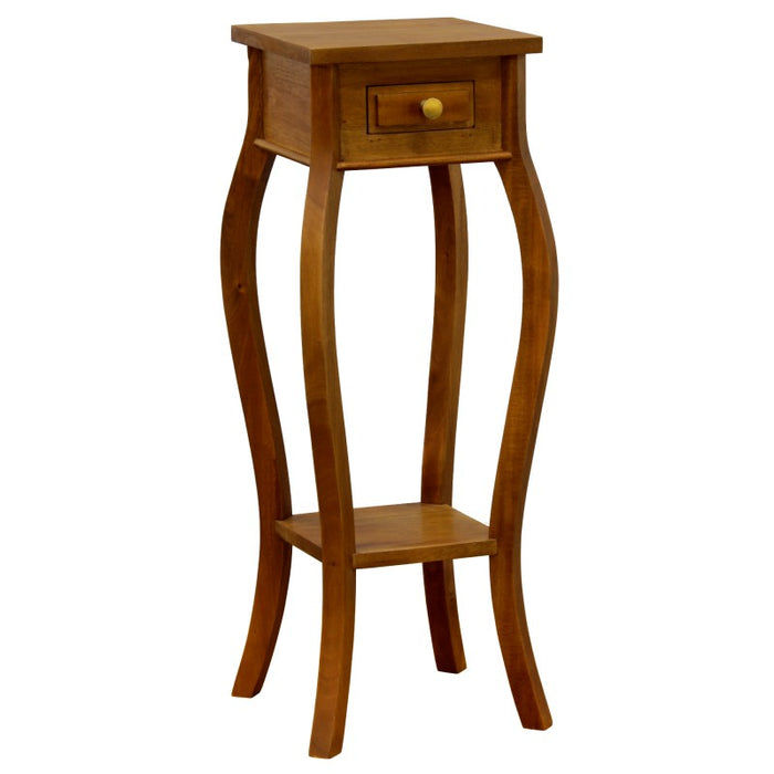 Signature Telephone Table Planter Stand  Side Table TEK168 PS 001 CL ( Mahogany Colour )