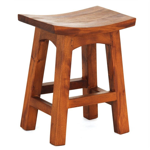 Amst Solid Teak Timber Table 48cm Bar Stool, Light Pecan TEK168BR-048-WD-LP_1
