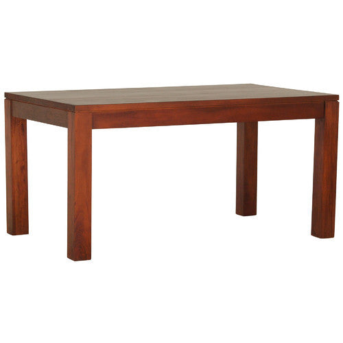 Amsterdam Dining Table with 4 Chairs Set 150 x 90 x 78 Full Solid TEK168 DT 150 90 TA , TEK168 CH 000 HSR , ( Picture for Reference Only ) ( Mahogany Color )