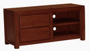 Member Special - Amsterdam TV Console 2 Drawer Entertainment Unit Chocolate Color