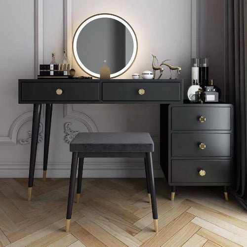LEILA Dressing Table Set Vanity Desk With Mirror