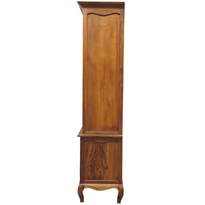 Mervin Solid Timber French Province Cupboard Display Hutch -French Buffet and Hutch - TEK168 AR 400 FP ( 3 Color Choice )