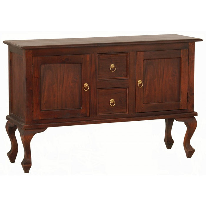 Queen AnnMary Solid Timber 2 Door 2 Drawer Sofa Table Buffet, 130cm, TEK168ST-202-QA-LP