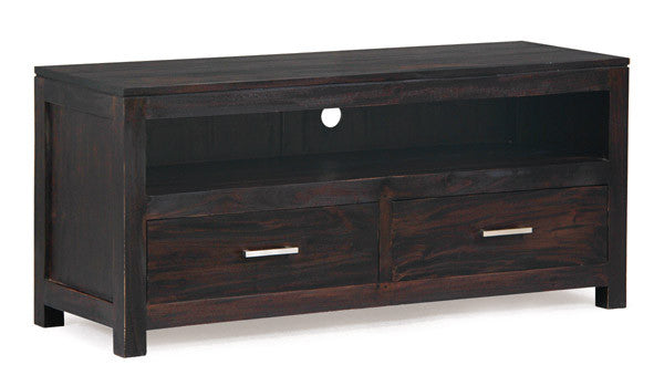 MP - Milan Small TV Console Stand  2 drawers TEK168 SB 002 PNMK ( Chocolate Colour )