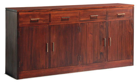 Milan Buffet 4 Doors 4 Drawers Cabinet Sideboard TEK168SB 404 PNMK ( Picture for Reference Only )