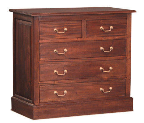 Tasmania 5 Drawers Chest of Drawers Commode ( 2 Small Drawers and 3 Big Drawers ) TEK168 TB 005 PN ( Discount Price $1299 Now $1099 )