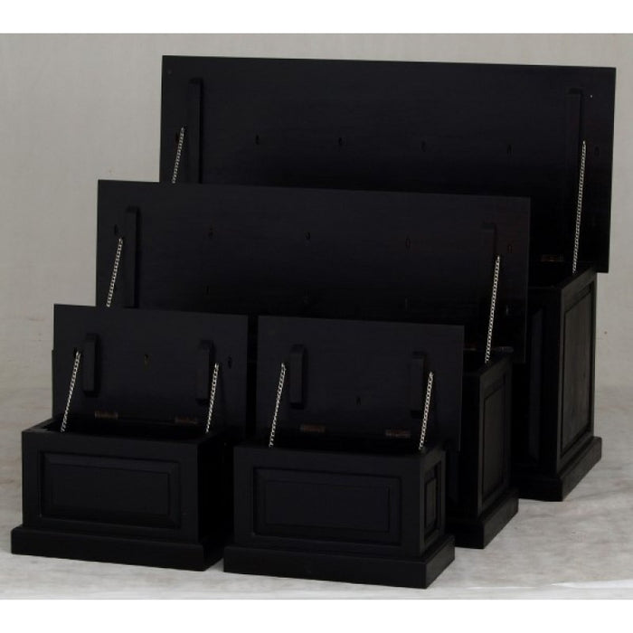 Tasmania Treasure Box Duvet Blanket Box Set of 4 Piece ( Price for Set of 4 Box Small Medium Large ) TEK168BS 100 BX set of 4 ( Mahogany Colour )