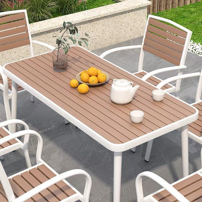 LARS LEONARDO Outdoor Table with 6 Chairs Set