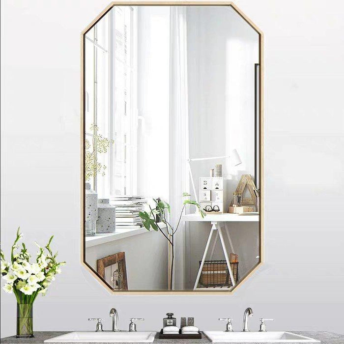 ANNA Gold Accented Wall Hanging Mirror ( Discount Price $100)
