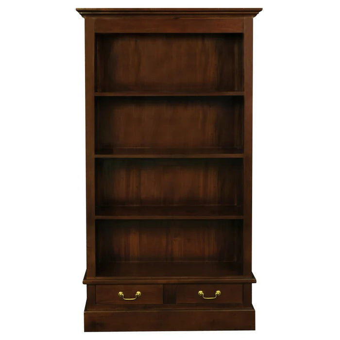 MP - Tasmania Bookcase 4 Shelves 2 Drawers Book Cabinet  TEK168 BC 002 PN