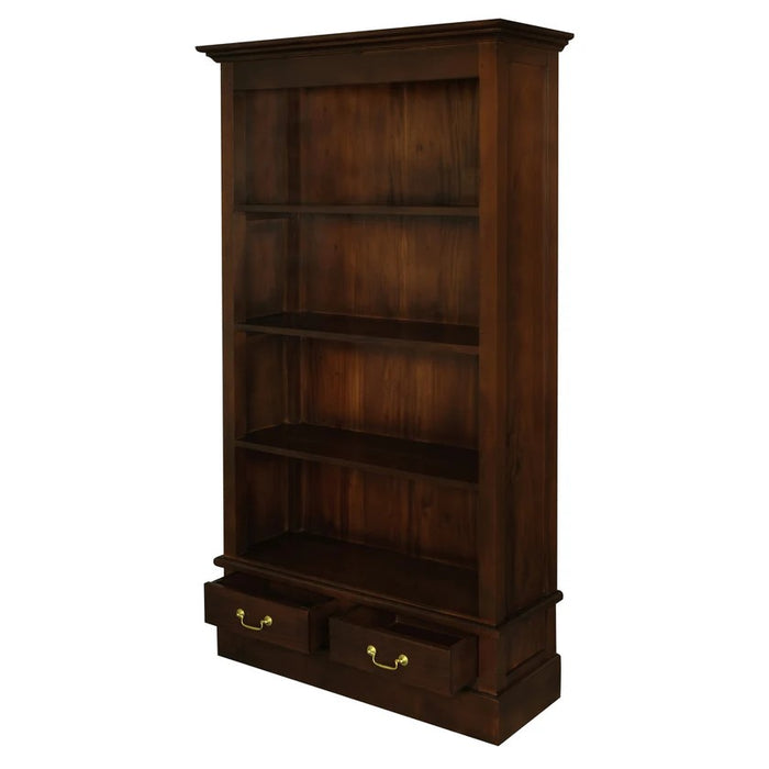 MP - Tasmania Bookcase 4 Shelves 2 Drawers Book Cabinet  TEK168 BC 002 PN