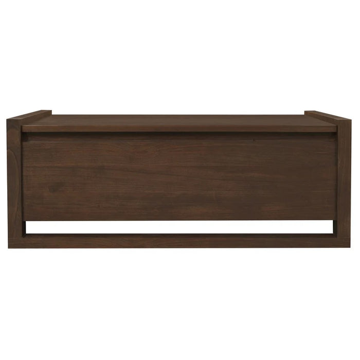 Jasper Blanket Box/Storage Bench TEK168 BE 120 BX JSP (Almond / Walnut color)