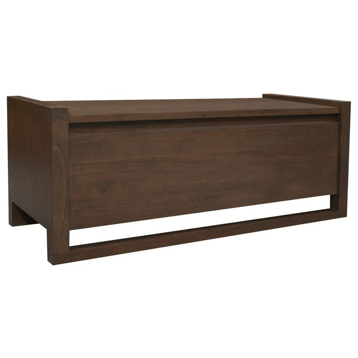 Jasper Blanket Box/Storage Bench TEK168 BE 120 BX JSP (Almond / Walnut color)