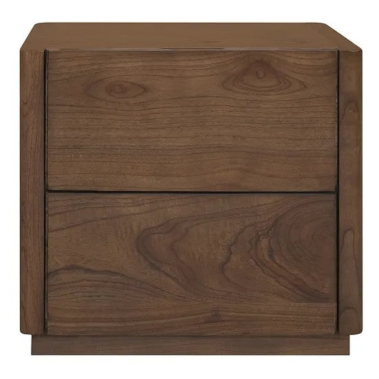 Gatsby 2 Drawer Bedside Table TEK168 BS 002 GTY 53x40x50