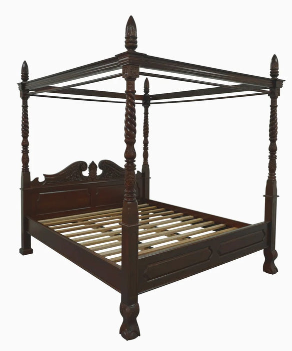Jepara French 4 Poster Bed Queen Size TEK168 BS 400 CV ( Queen )