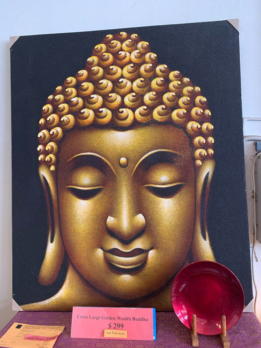 Royal Golden Buddha Painting TEK168 Royal Yellow Golden Buddha