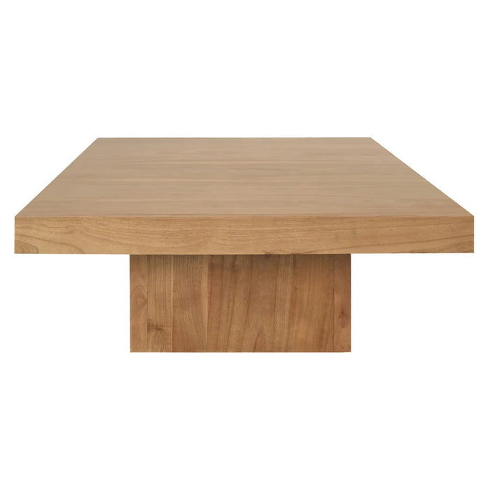 Hudson Solid Teak Coffee Table 90 x 90 x 40 cm TEK168 CT 90 90 HD (WNW) Walnut Waterbase (Picture Colour Illustration for Reference Only)
