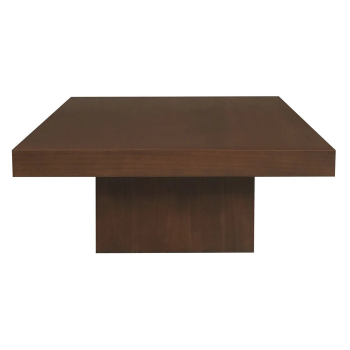 Hudson Solid Teak Coffee Table 90 x 90 x 40 cm TEK168 CT 90 90 HD (WNW) Walnut Waterbase (Picture Colour Illustration for Reference Only)