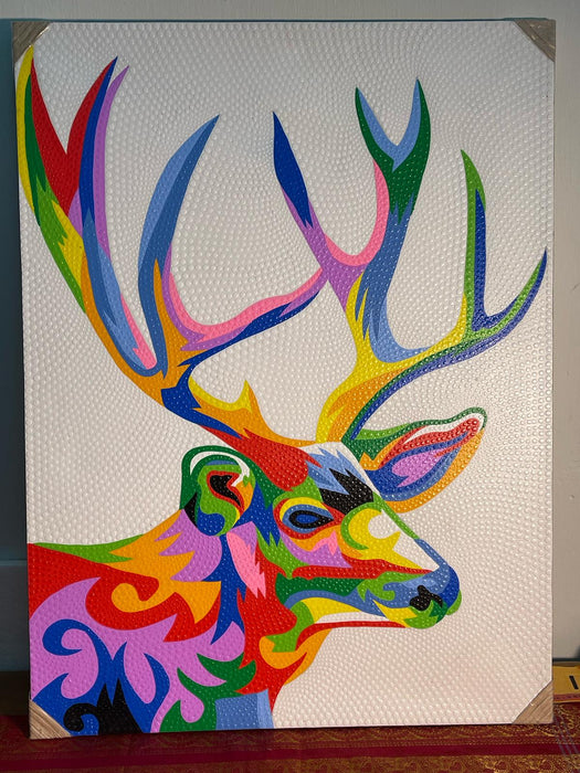 Abstract Rain Deer Multiple Color