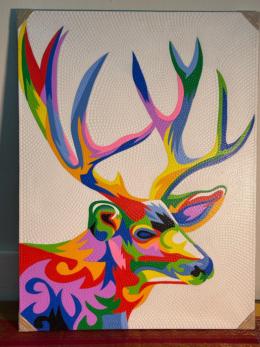 Abstract Rain Deer Multiple Color