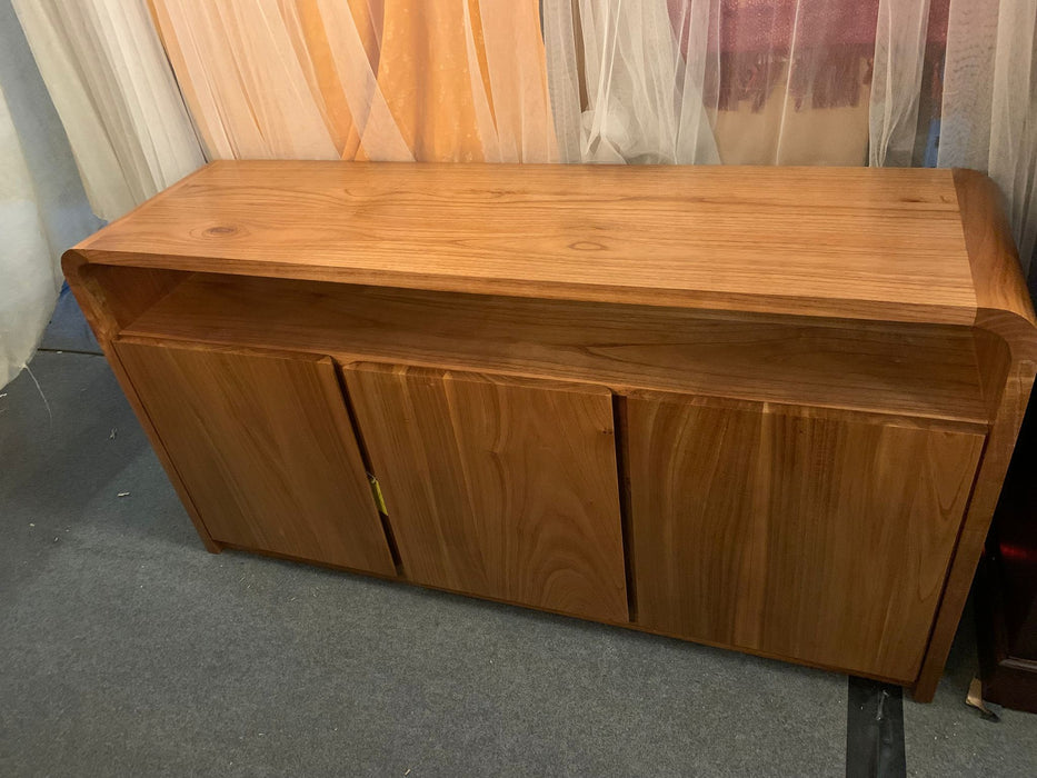 Teak Gatsby Solid 3 Door Buffet Sideboard TEK168 SB 300 GTY (WN) (NI) 150x40x78cm