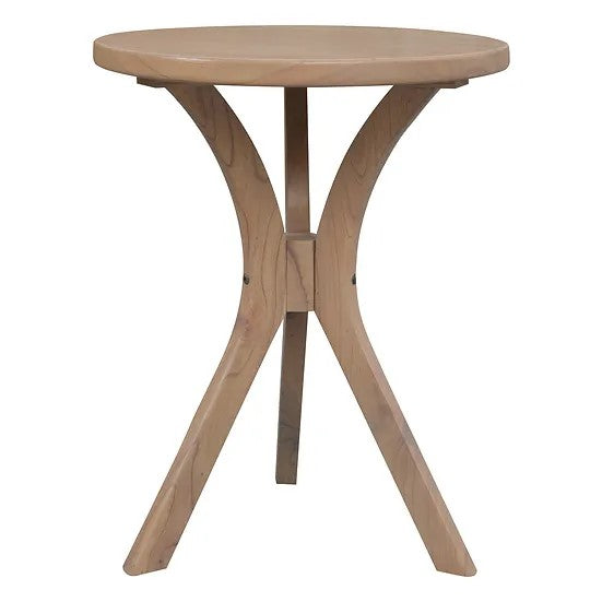 Gatsby Teak Round Side Table TEK168 LT 048 GTY (Walnut / Natural)