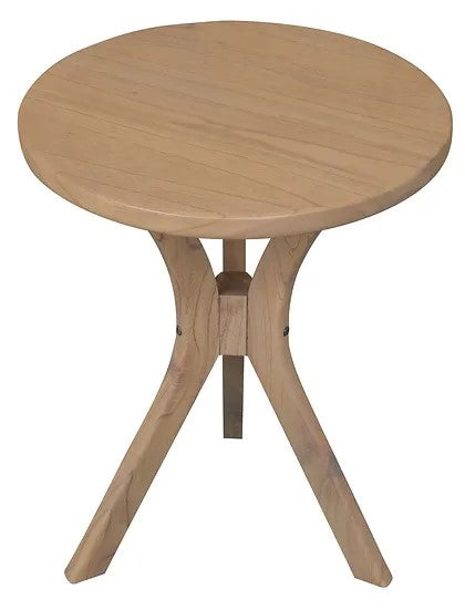 Gatsby Teak Round Side Table TEK168 LT 048 GTY (Walnut / Natural)