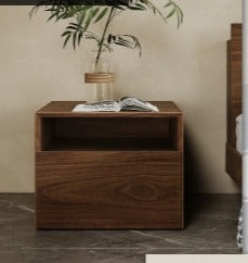 NJORD HAMPTON Scandinavian Solid Wood Suspended Bed Frame