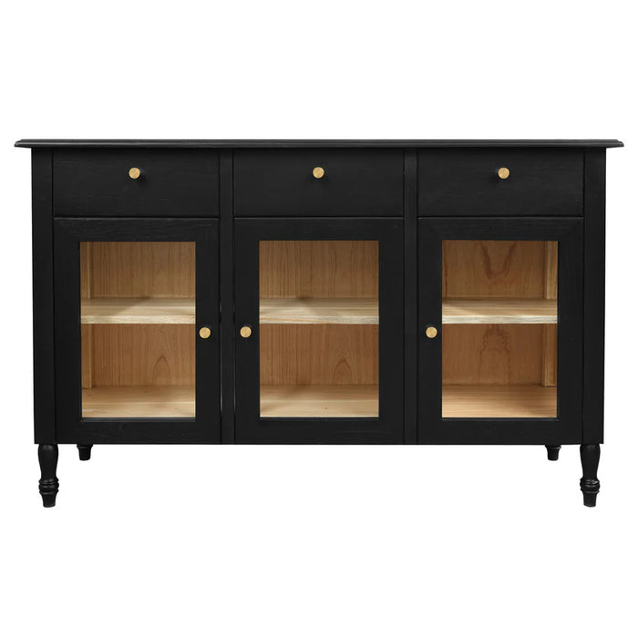 WYNHAM Winston 3 Door 3 Drawer Buffet Full Solid TEK168 SB 303 WYN (WN)