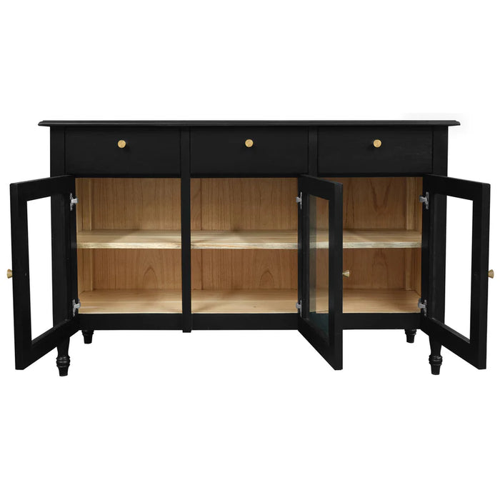 WYNHAM Winston 3 Door 3 Drawer Buffet Full Solid TEK168 SB 303 WYN (WN)
