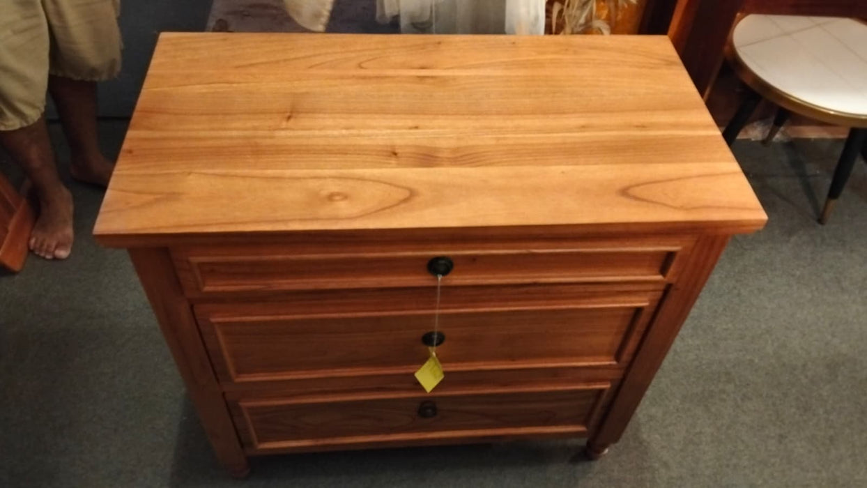 RADISSON Beau Teak Timber 3 Chest of Drawer Dresser, SB 003 TL (AL / WN)