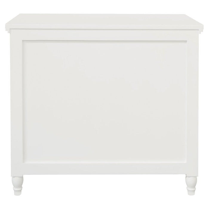RADISSON Beau Teak Timber 3 Chest of Drawer Dresser, White