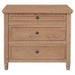 RADISSON Beau Teak Timber 3 Chest of Drawer Dresser, White