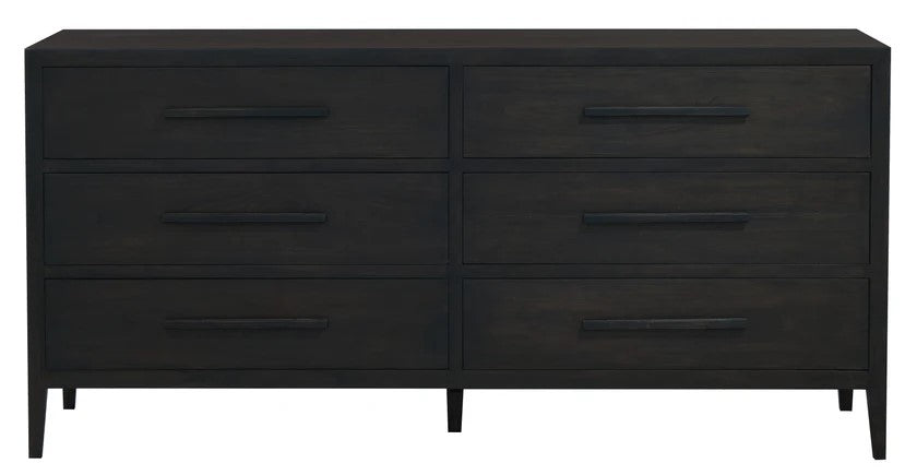 Radisson DION Teak Wood 6 Drawer Chest Dresser Cabinet SB 006 LEL (Almond / Walnut)