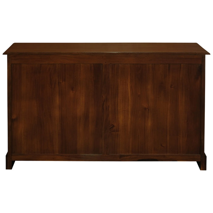 Hari Raya Member Special - Tasmania Buffet Sideboard 3 Door 3 Drawers Solid Wood TEK168 SB 303 PN ( Mahogany Colour )