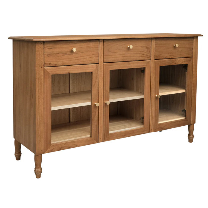 WYNHAM Winston 3 Door 3 Drawer Buffet Full Solid TEK168 SB 303 WYN (WN)