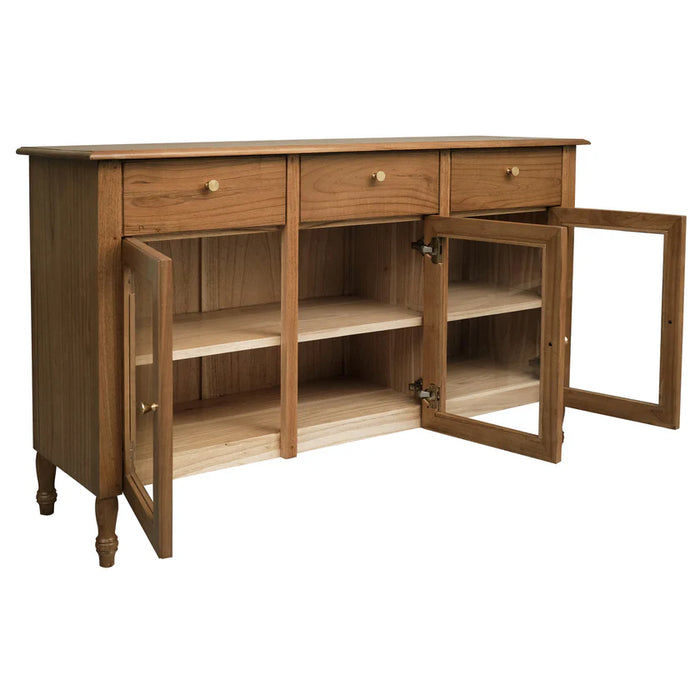 WYNHAM Winston 3 Door 3 Drawer Buffet Full Solid TEK168 SB 303 WYN (WN)