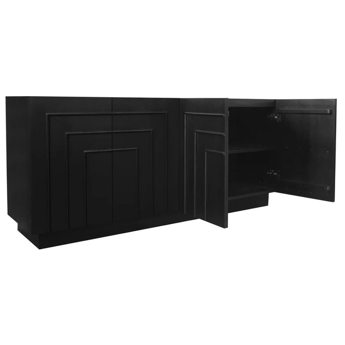 Apollo 4 Door Buffet TEK168 SB 400 AP (WN)  (Almond / Walnut / Natural color)