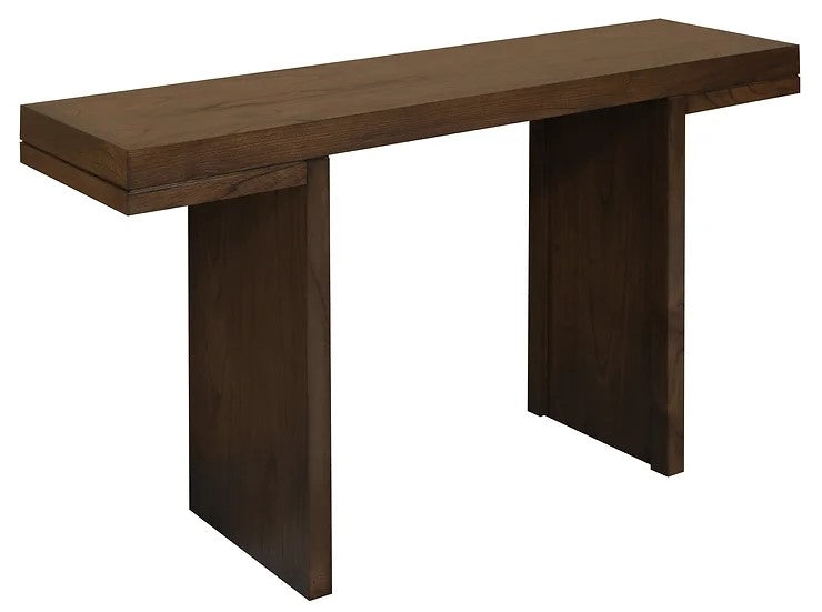 Brentwood Console Table 130 cm (TOP 6cm) Full Solid TEK168 ST 000 BW (Almond)