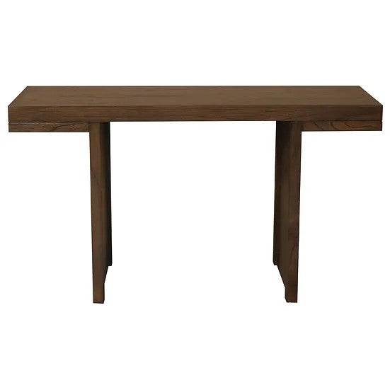 Brentwood Console Table 130 cm (TOP 6cm) Full Solid TEK168 ST 000 BW (Almond)