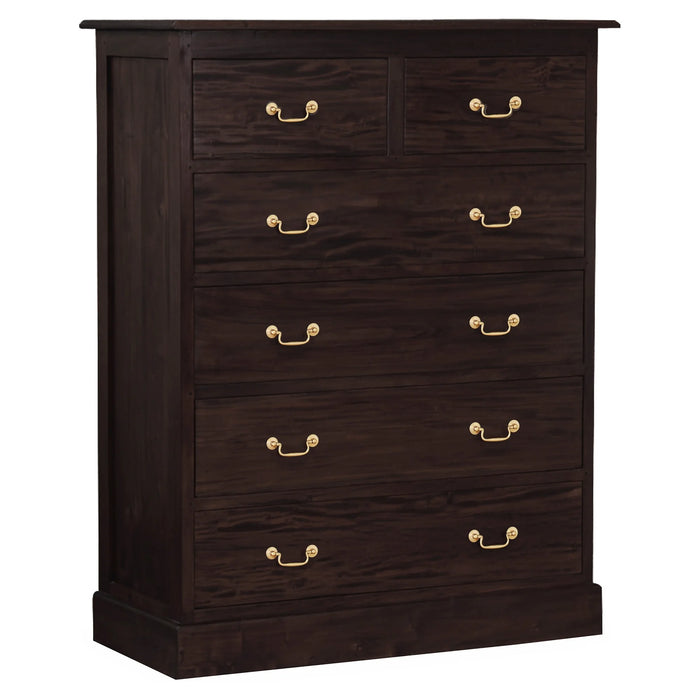 Tasmania 6 Chest of Drawers Commode ( 2 Small Drawers 4 Big Drawers ) TEK168 TB 006 PN