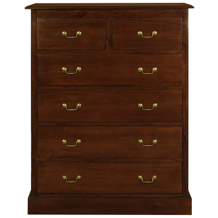 Tasmania 6 Chest of Drawers Commode ( 2 Small Drawers 4 Big Drawers ) TEK168 TB 006 PN