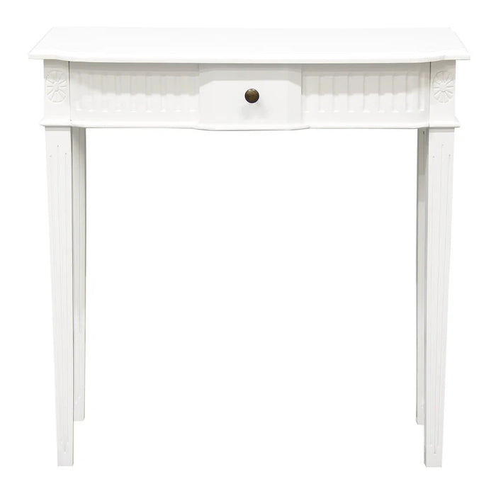 Teak Milly 1 Drawer Carved Hall Table TEK168 TB 165 (M) (LP)