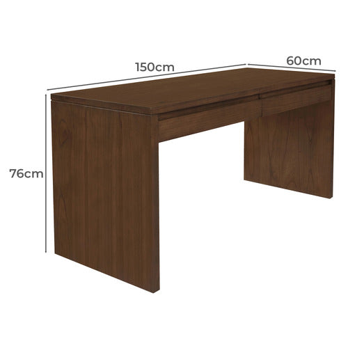 Apollo 2 Drawer Writing Desk Full Solid TEK168 DK 002 AP