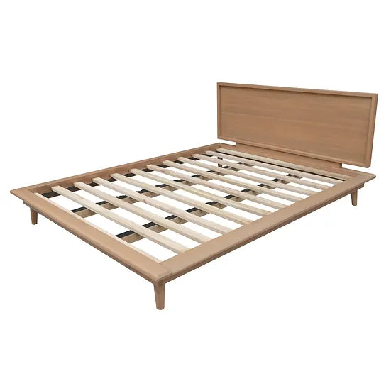 RADISSON Gatsby Solid Timber Queen Size Platform Bed Frame
