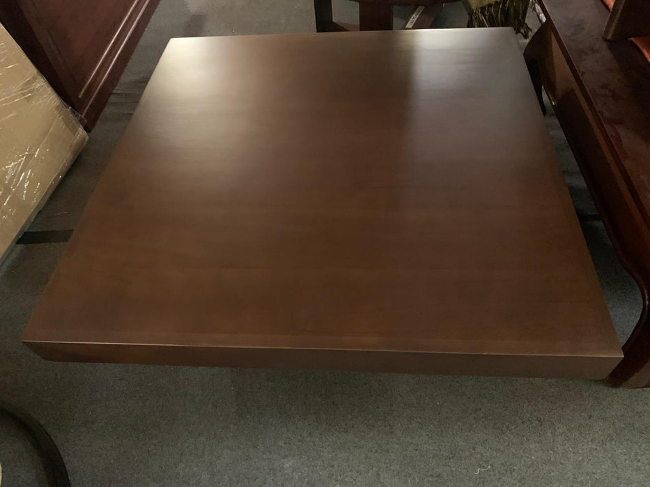 Hudson Solid Teak Coffee Table 90 x 90 x 40 cm TEK168 CT 90 90 HD (WNW) Walnut Waterbase (Picture Colour Illustration for Reference Only)