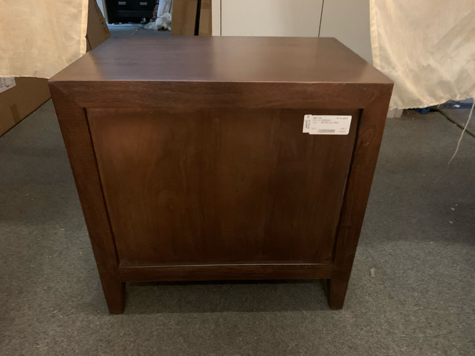 DION 1 Drawer Bedside Table BS 001 LEL (Almond / Walnut)