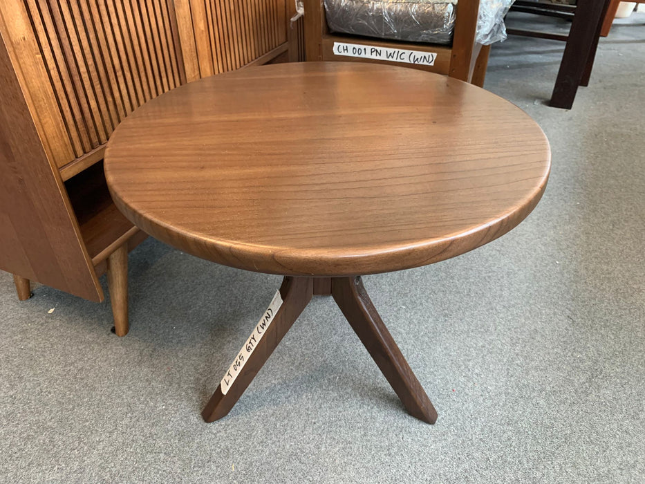 Gatsby Teak Round Lamp Table TEK168 LT 055 GTY (Walnut / Natural)