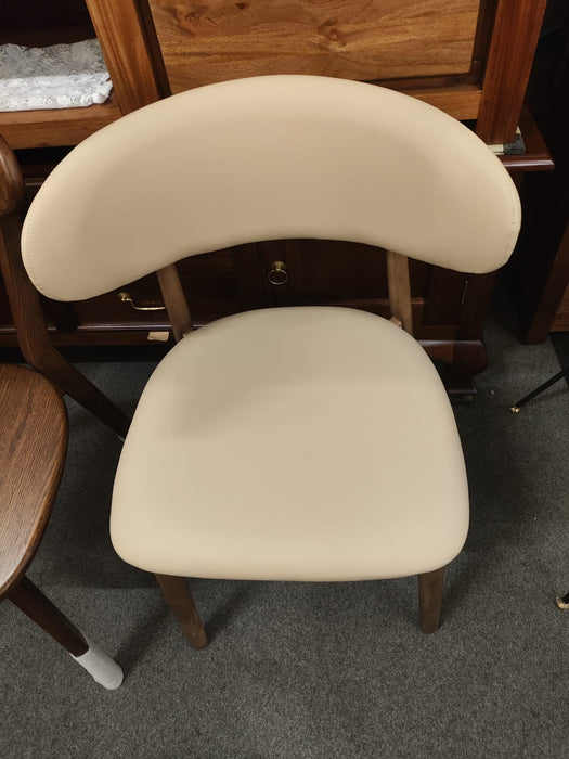 Medi American Solid Wood Leather Dining Chair