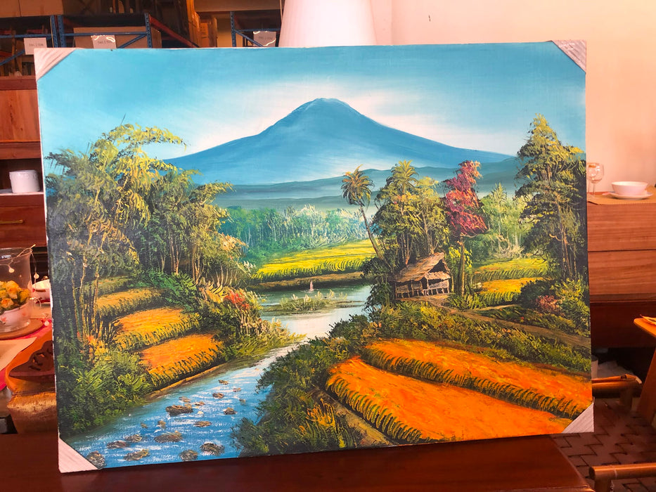 Peaceful Village Painting